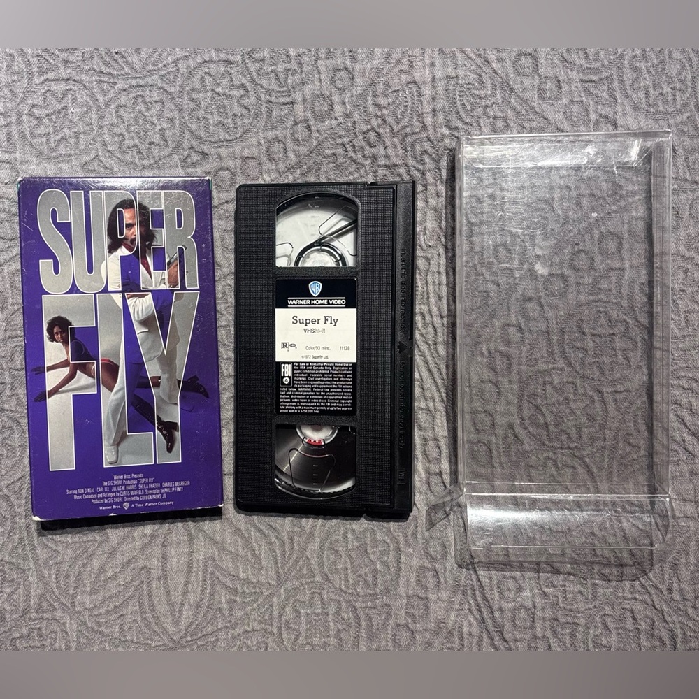 Super Fly Vintage Rare VHS Warner Home Video Street Life Ron O’Neal Carl Lee